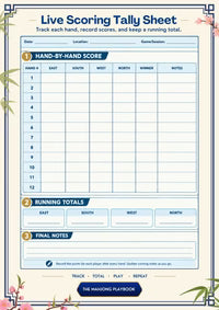 Live Scoring Tally Sheet